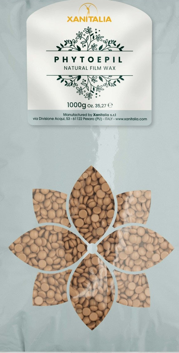 Phytoepil Ginger Film Wax 1000g – Professional Stripless Hard Wax for Sensitive Skin & Brazilian Waxing