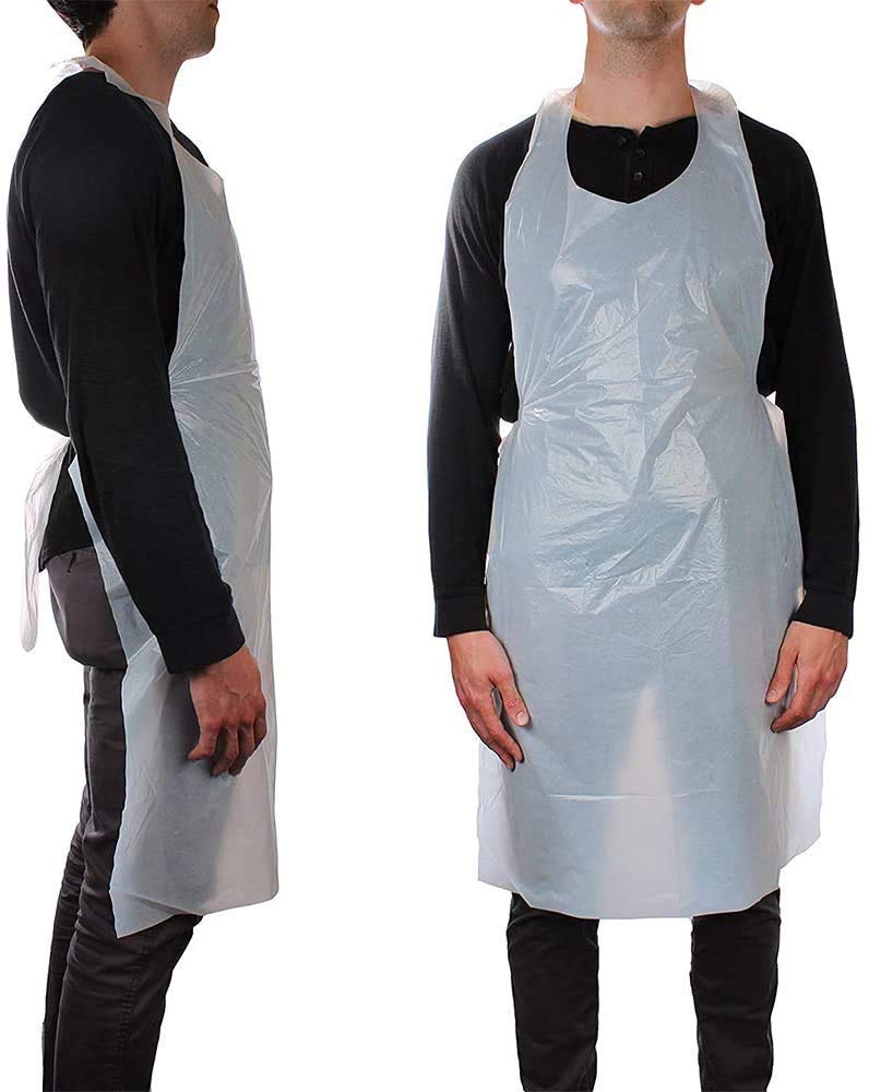 PPE Disposable Aprons for Adults White - Tulipa Hair & Beauty