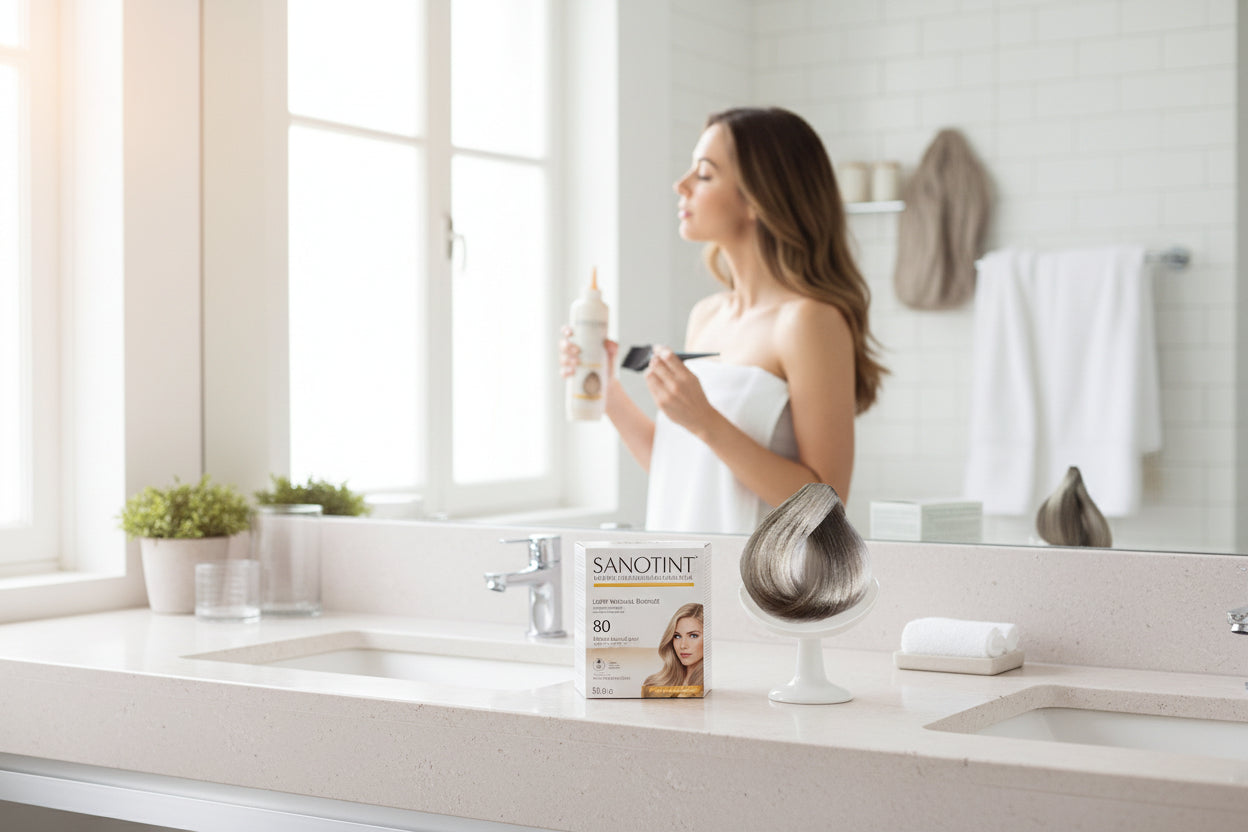 Sanotint 80 Light Natural Blonde hair dye without ammonia and PPD now available from salonserv direct