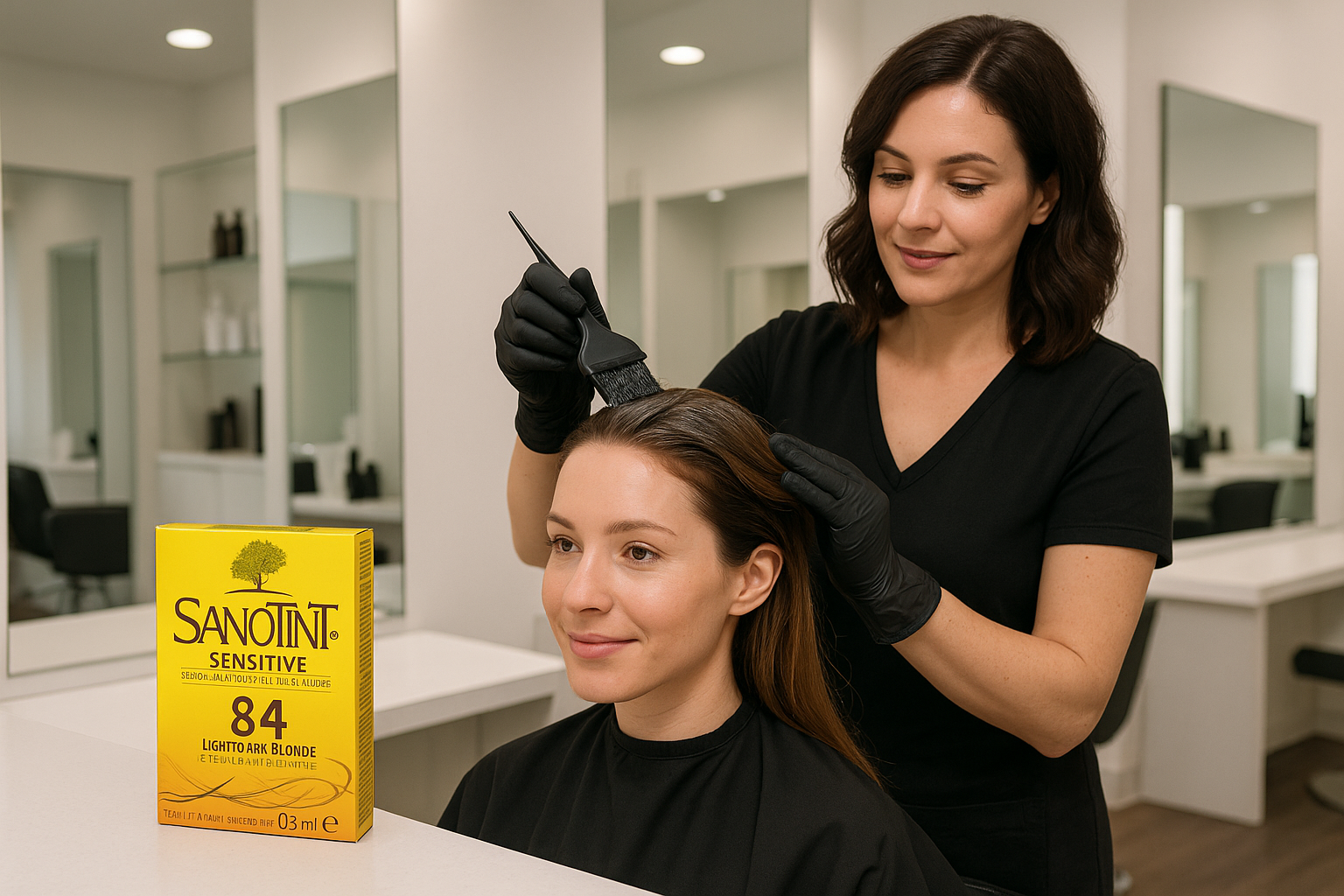 Sanotint 84 Sensitive - Light Dark Blonde Hair Dye - Order Now before we run out - Tulipa Hair & Beauty 